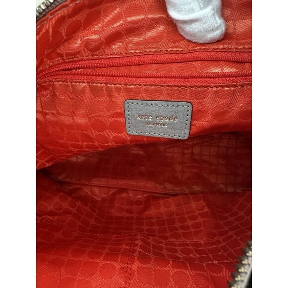 Kate Spade New York Leather Front Pocket Shoulder Handbag Purse Tan - Picture 11 of 11